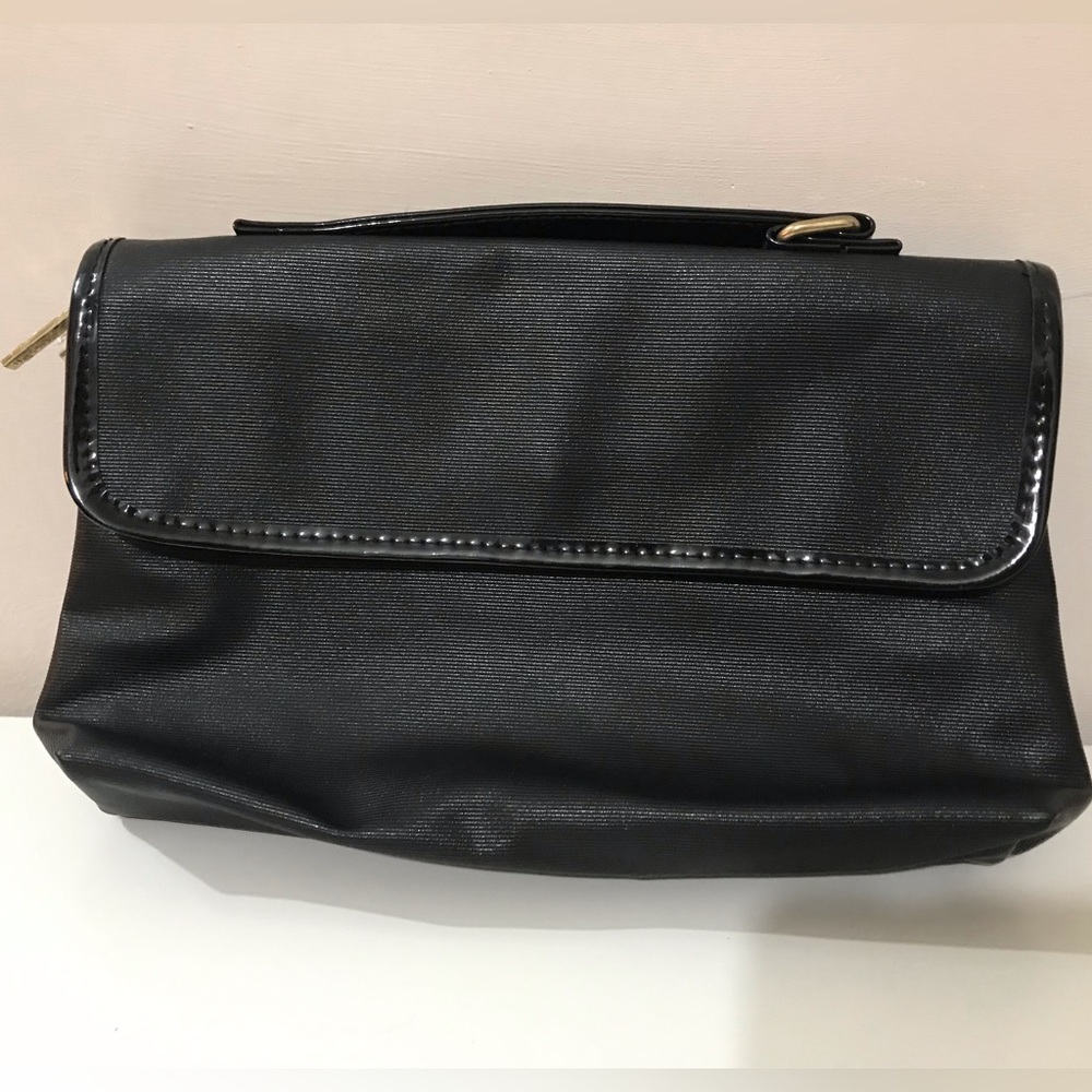 Small black Lancôme toiletry/cosmetic bag